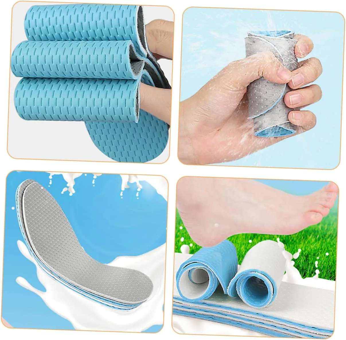 1 Pair Breathable Shoe Insoles for Men and Women Comfortable and Cuttable Shoe Pads for Daily Walking and Sports Lightweight Supportive Inserts for Hiking and Running