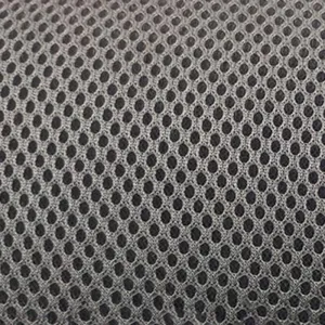 100X140Cm 3D Thickened 3 Layer Sandwich Mesh Fabric for Seat Cover Breathable Sport Shoes Bags Sofa Material Speaker Mesh Fabric - (Size: 1M/Color: 8 Dark Grey)