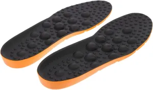 1Pair Men Massage Insoles Breathable Shock Absorbing Shoe Inserts Fit for Daily Walks Sports