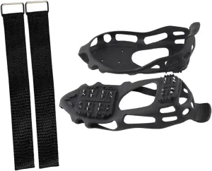 1set Tooth Ice Crampons for Shoes Snow Grippers for Hiking Climbing Winter Activities Lightweight Portable Traction Cleats Non-Slip Shoe Covers for Enhanced Stability