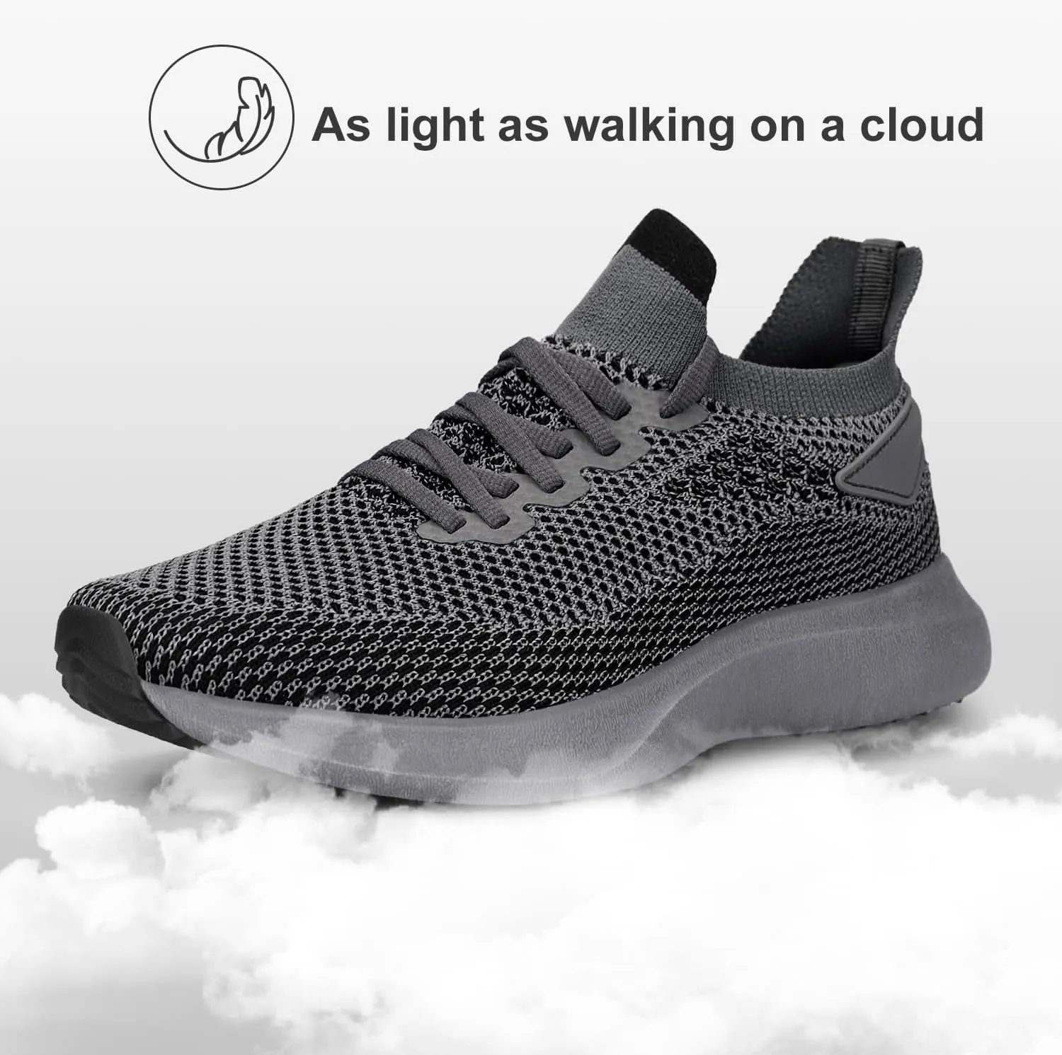 Abboos Women's Non Slip Gym Workout Shoes, Lightweight Breathable Tennis Shoes, Mesh Walking Sneakers