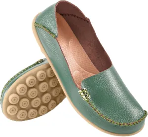 Ablanczoom Womens Loafers Flats Shoes: Comfort Round Toe Slip on Soft Moccasins Dressy Loafer for Driving Walking