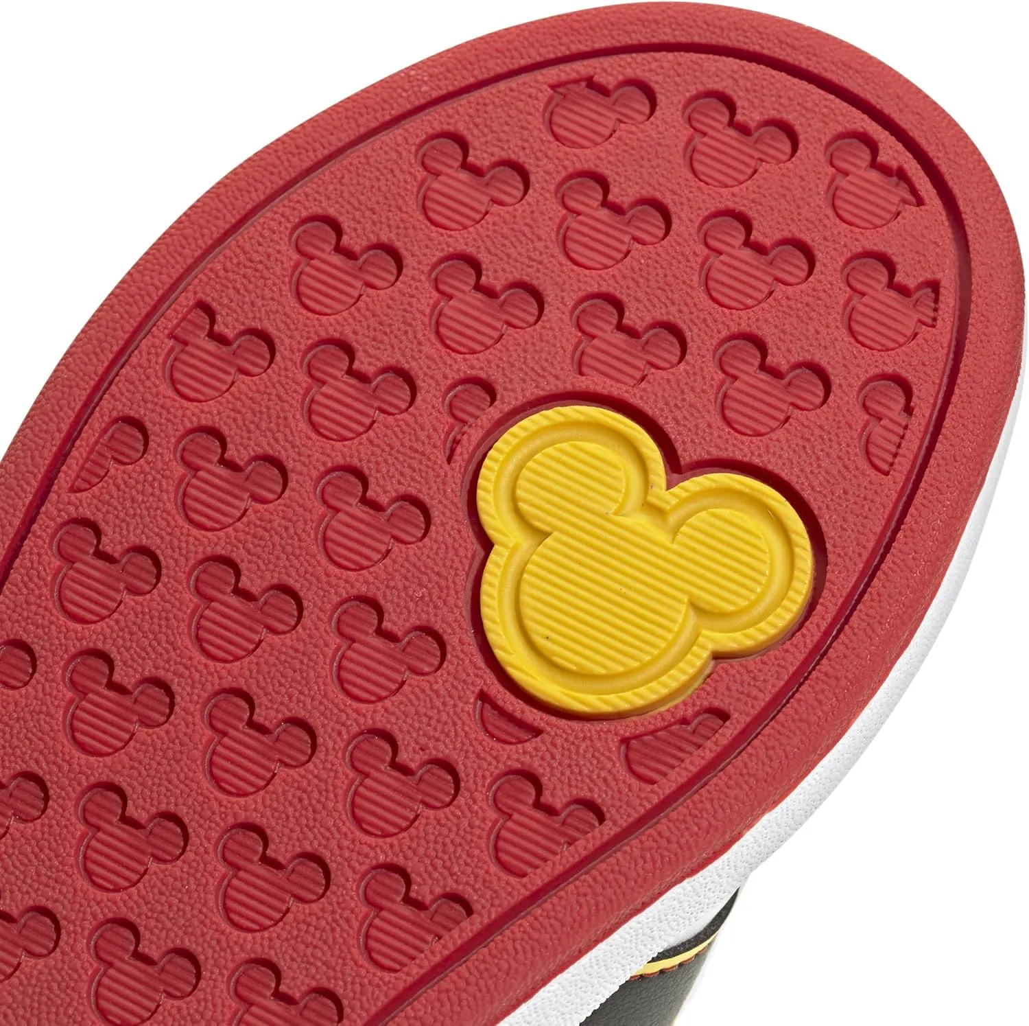 adidas Unisex-Child Disney Grand Court Elastic Lace & Strap Sneaker