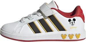 adidas Unisex-Child Disney Grand Court Elastic Lace & Strap Sneaker