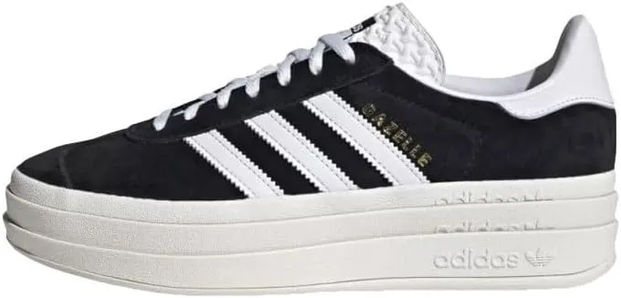 adidas Women Gymnastics Shoes Sneaker, Core Black Core White Semi Lucid Blue, 9