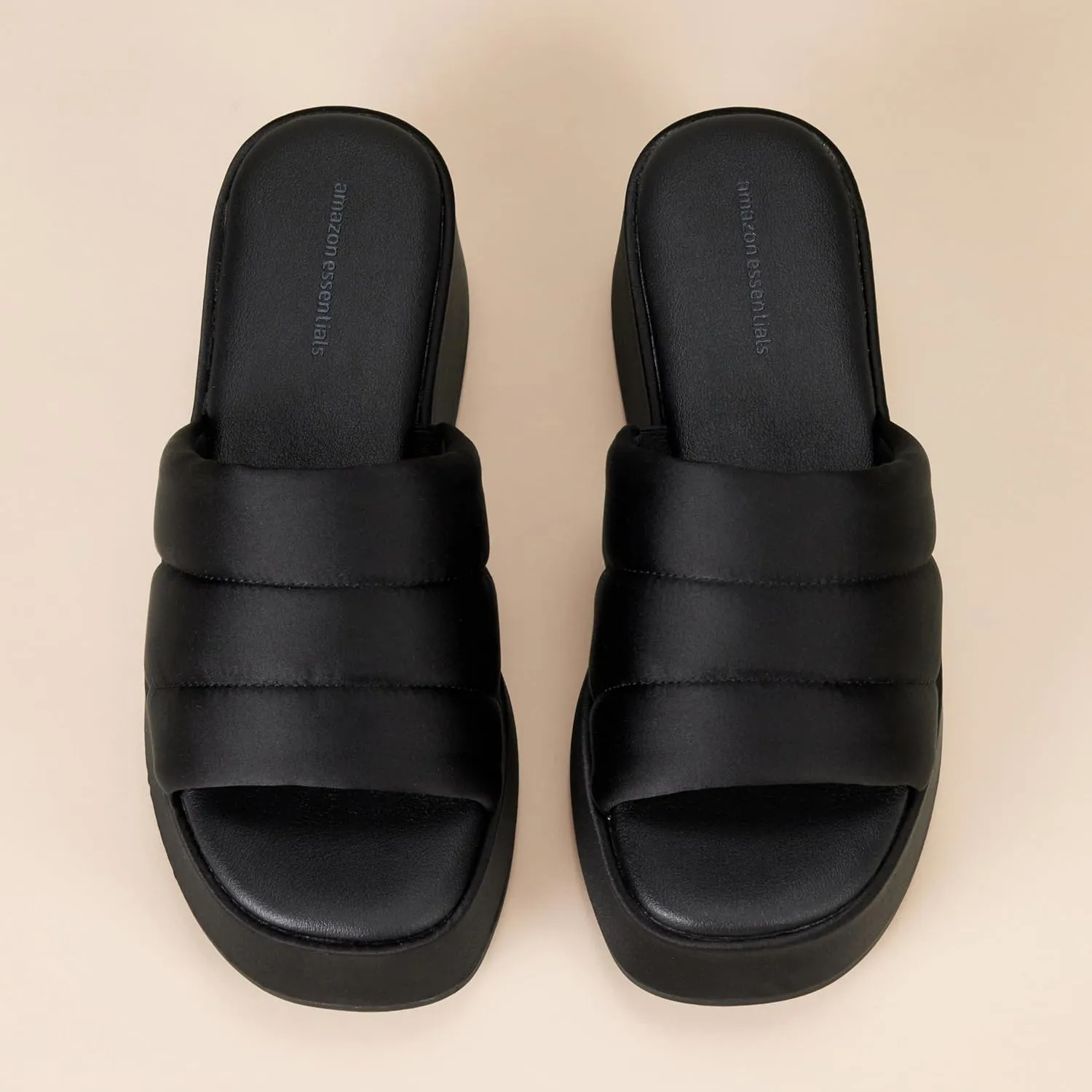 Amazon Essentials Women's Platform Slide On Sandal