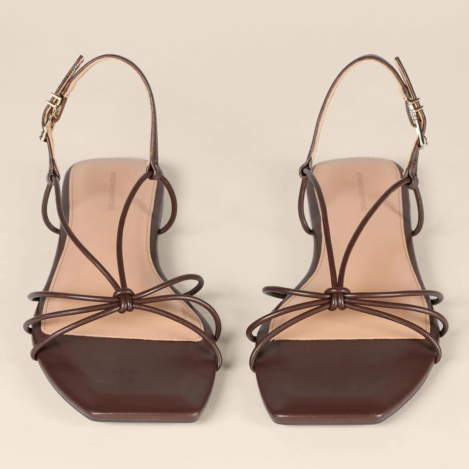 Amazon Essentials Women's Strappy Flat Sandals