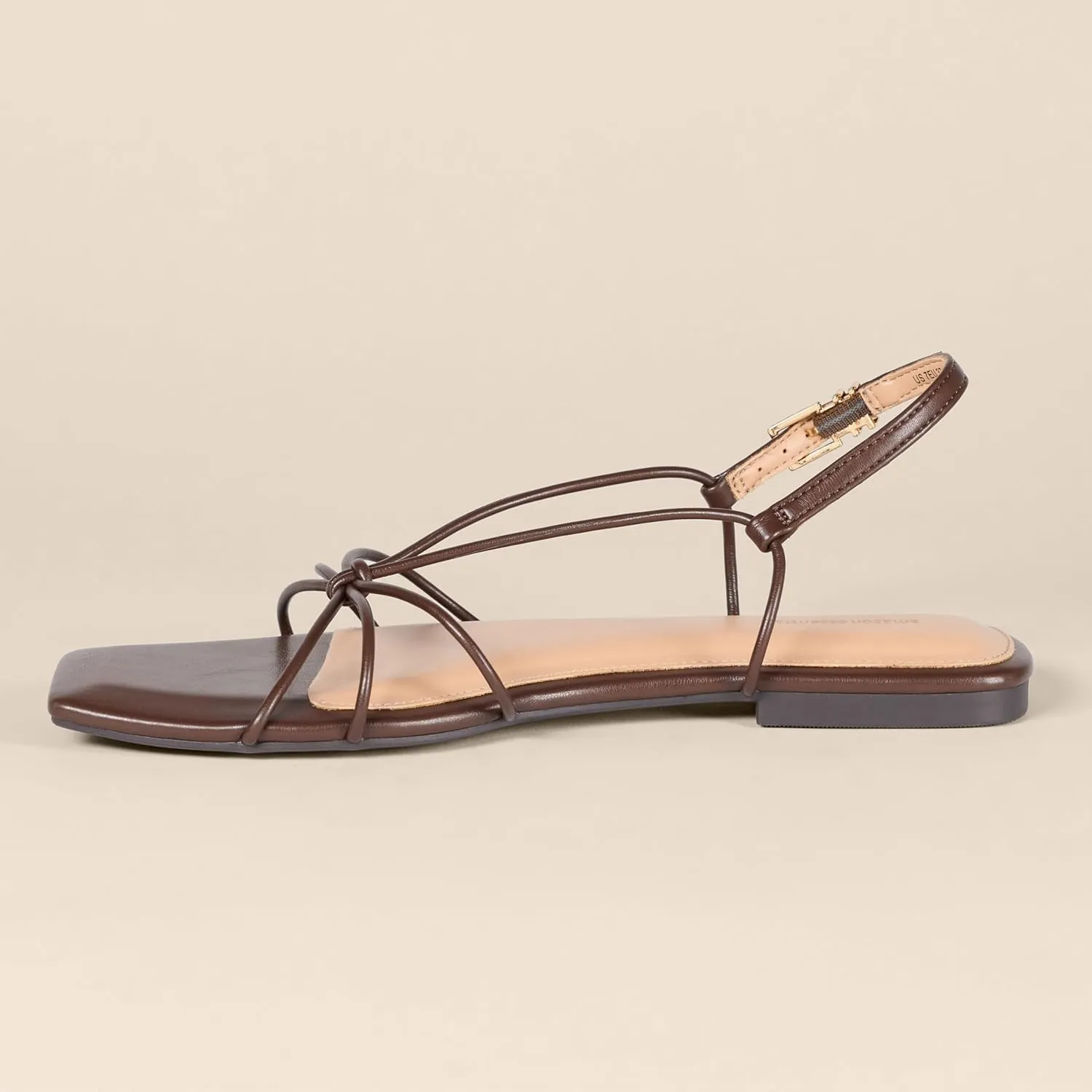 Amazon Essentials Women's Strappy Flat Sandals