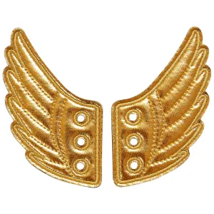 Angel Wing Shoe Detail - Gold
