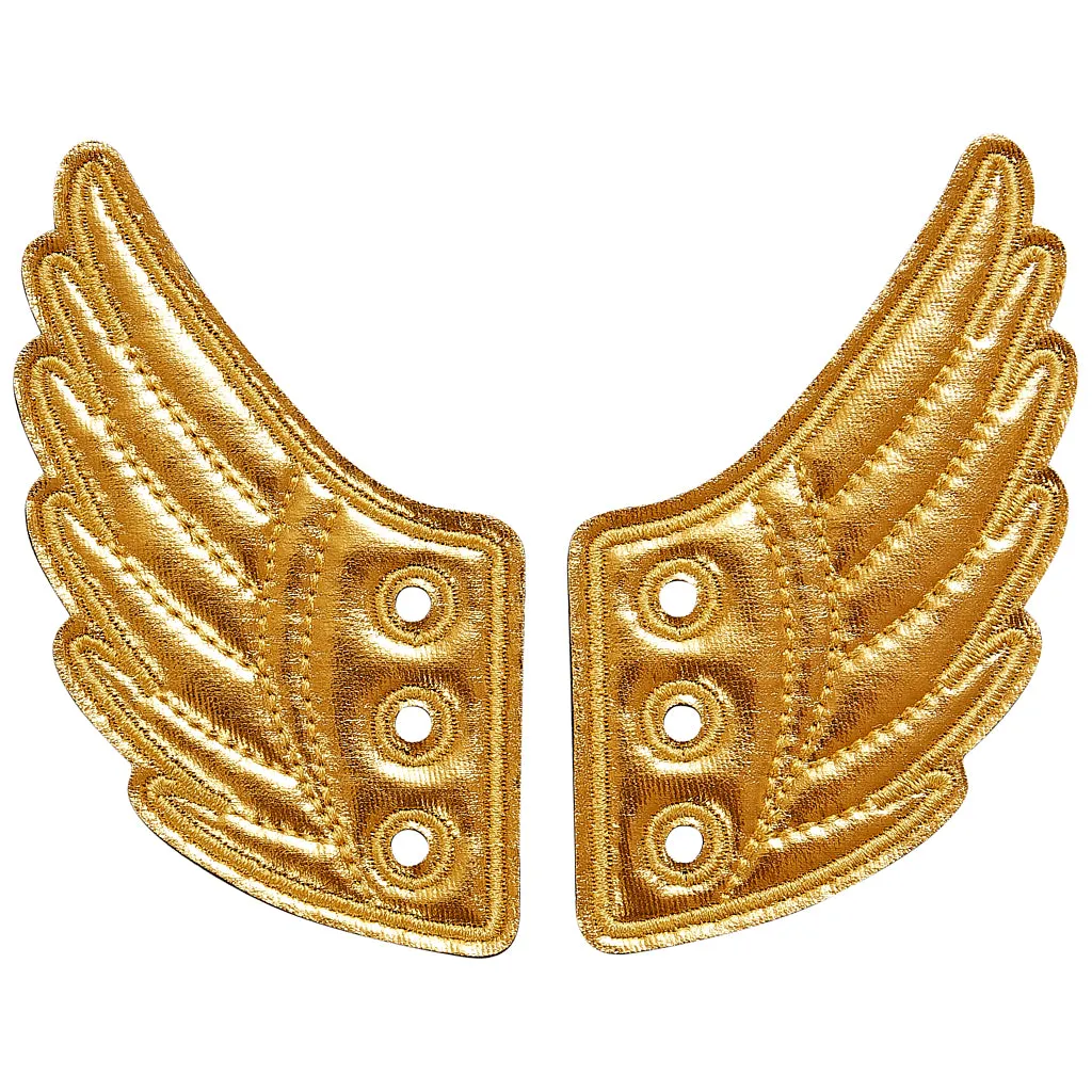 Angel Wing Shoe Detail - Gold