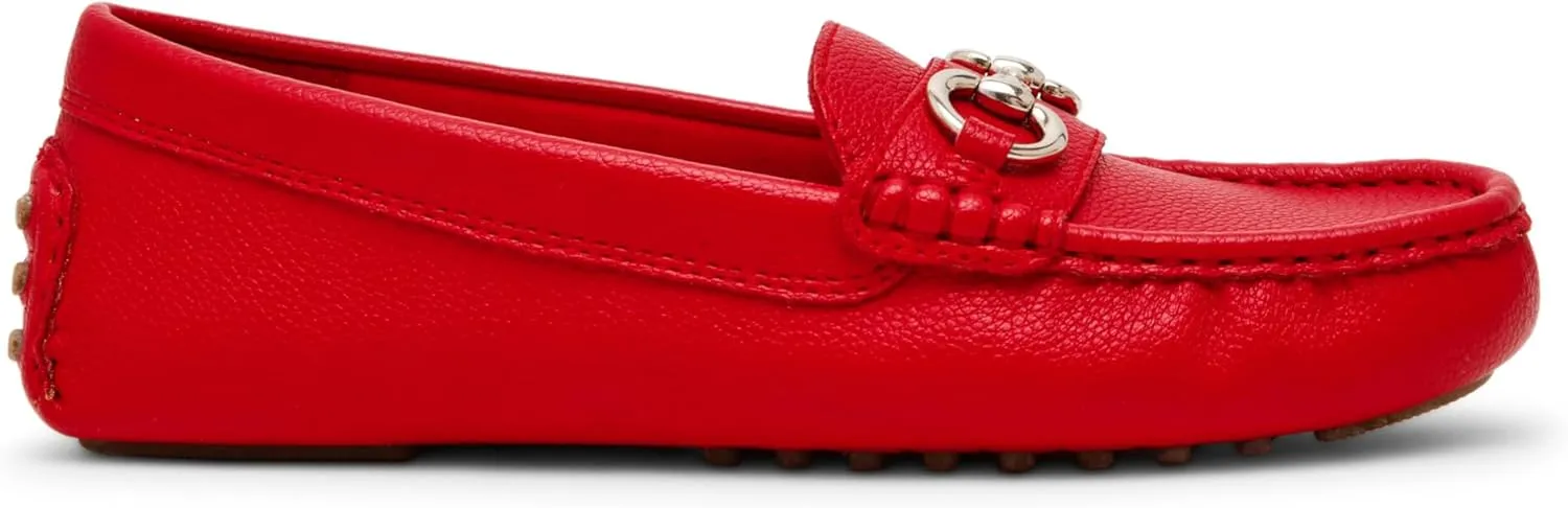 Anne Klein Womens Chrystie Faux Leather Driving Moccasins Moccasins