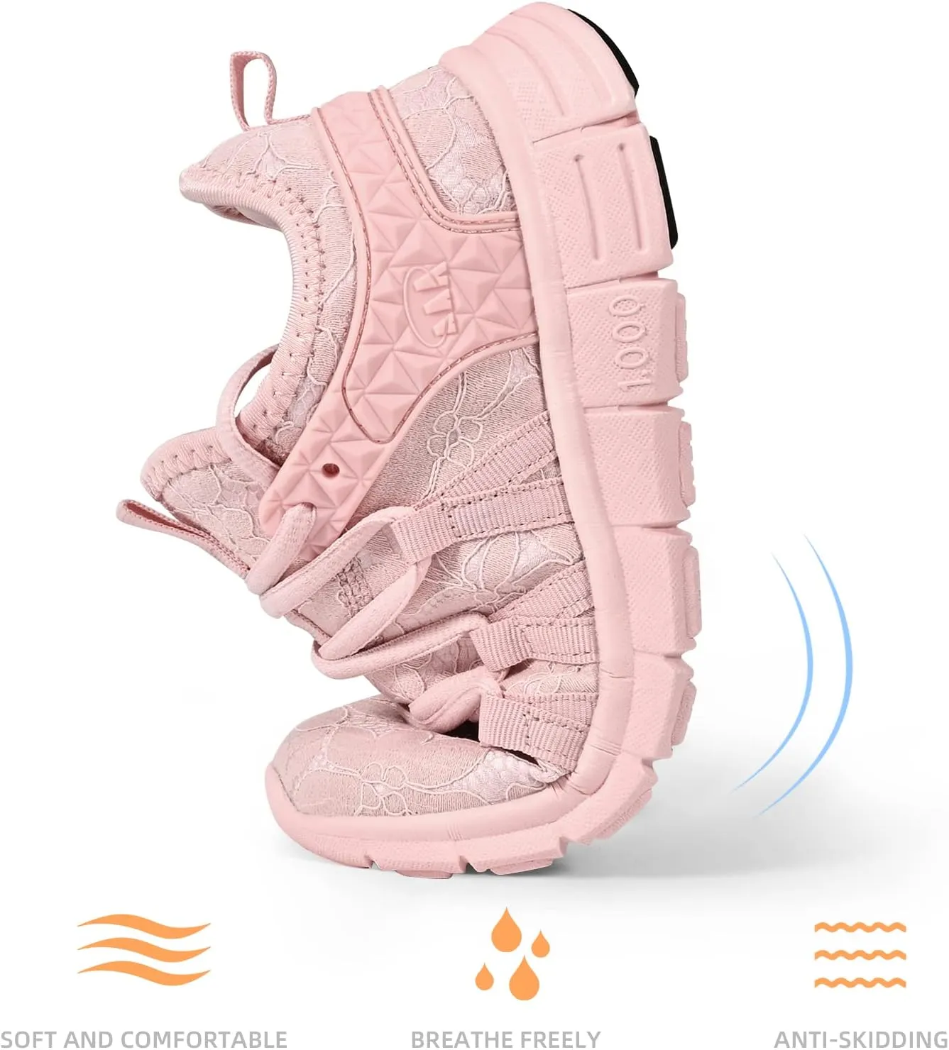 AOE Womens Fashion Walking Running Shoes Ultra Lightweight Breathable Mesh Tennis Shoes Non Slip Athletic Workout Gym Sneakers