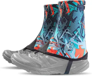 AONIJIE Low Trail Gaiters Ankle Gators Protective Reflective Shoe Covers UV Protection Breathable Sand Prevention for Triathlon Hiking Climbing