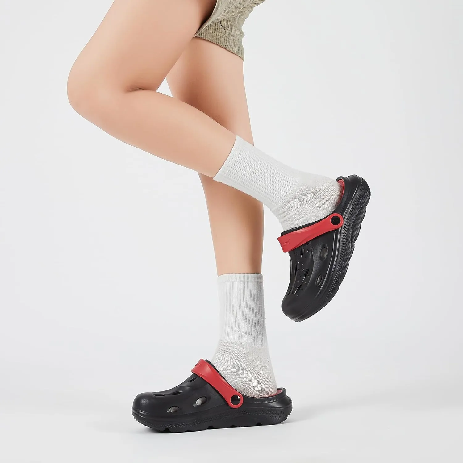 Arch Support Clogs Mens Womens Garden Shoes Lightweight Outdoor Beach Slippers Recovery Sandals with Removable Thick Insoles