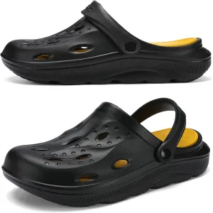 Arch Support Clogs Mens Womens Garden Shoes Lightweight Outdoor Beach Slippers Recovery Sandals with Removable Thick Insoles