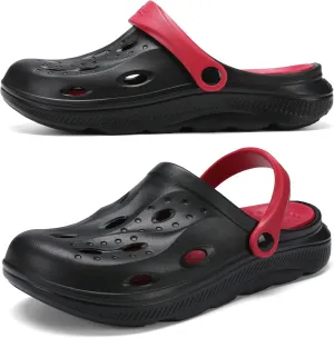 Arch Support Clogs Mens Womens Garden Shoes Lightweight Outdoor Beach Slippers Recovery Sandals with Removable Thick Insoles