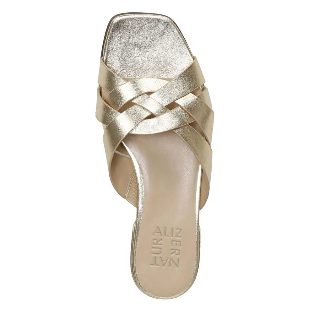 Ashford Slide Sandal - Dark Gold
