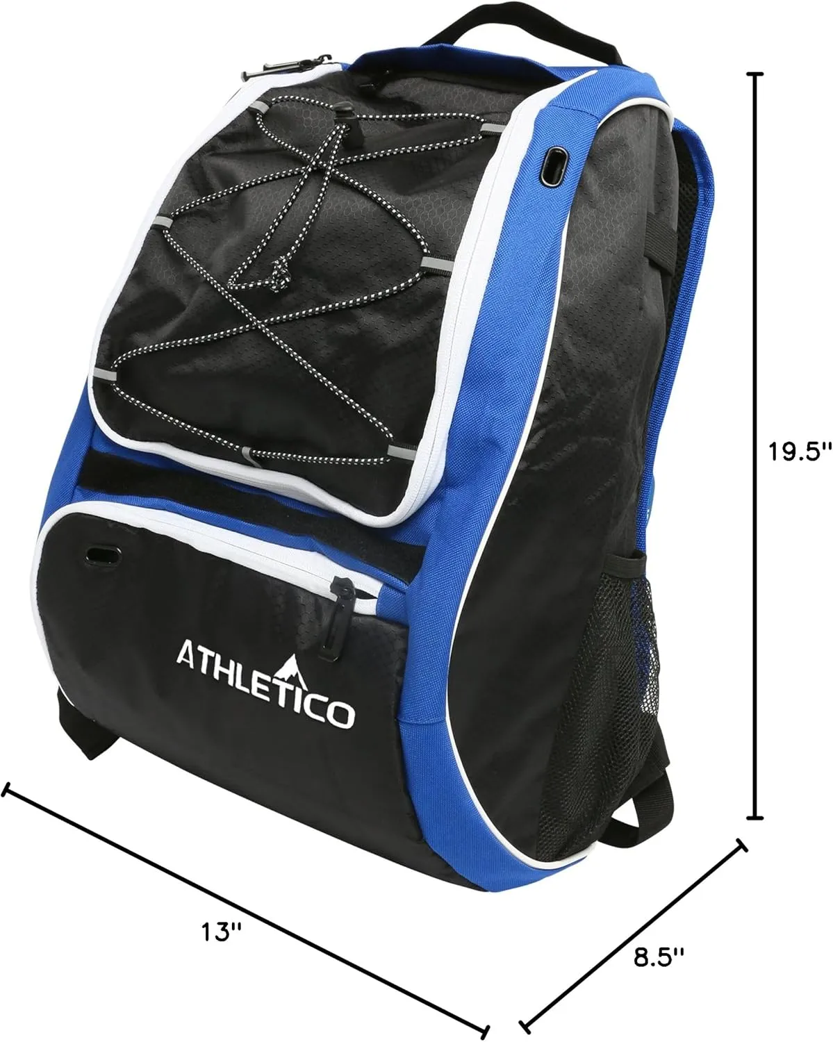 Athletico Baseball Bat Bag - Backpack for Baseball, T-Ball & Softball Equipment & Gear for Youth and Adults | Holds Bat, Helmet, Glove, & Shoes |Shoe Compartment & Fence Hook