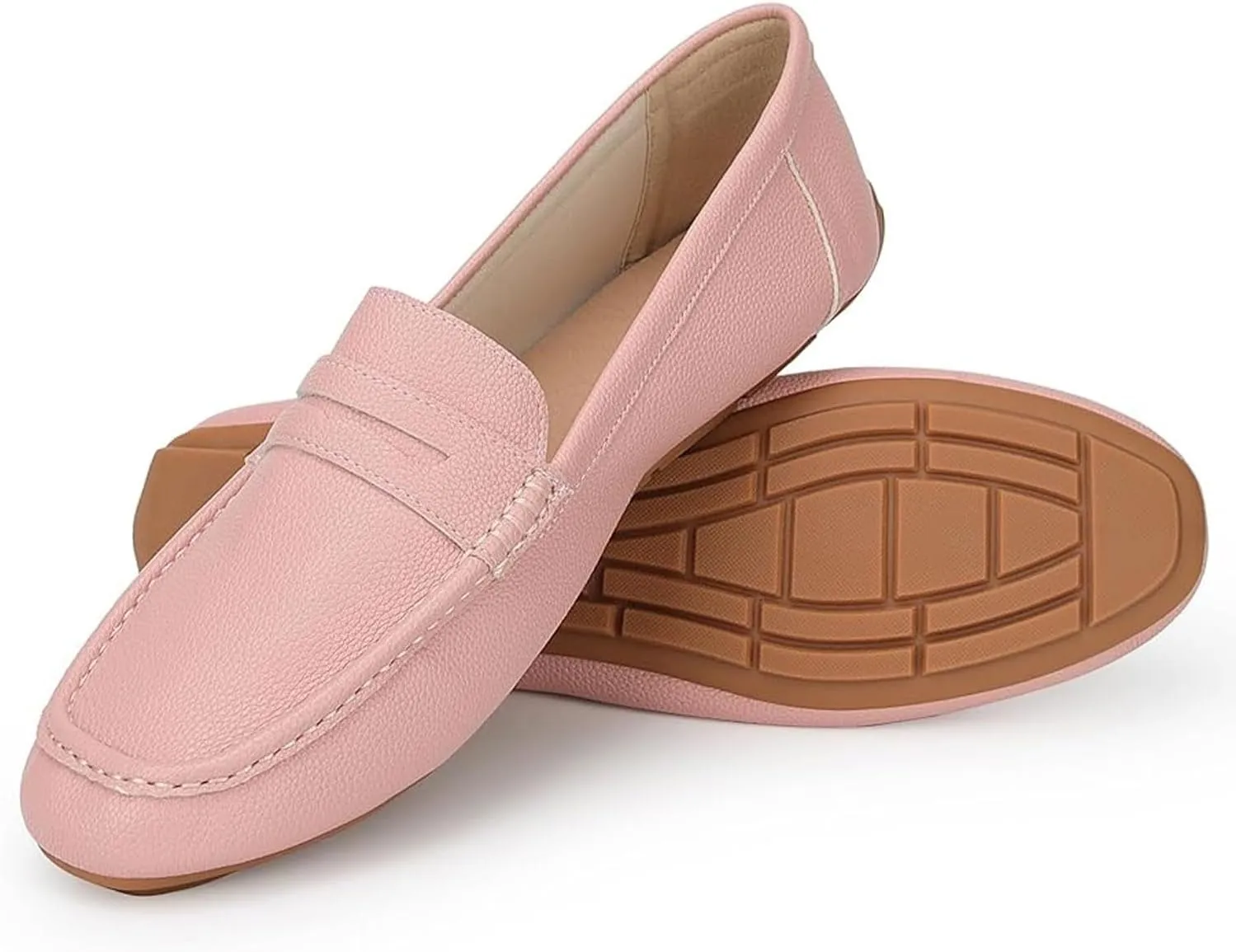 Bealin Womens Knit Driving Loafers Slip On Flat Boat Shoes Penny Breathable Moccasins Knit Loafers Shoes