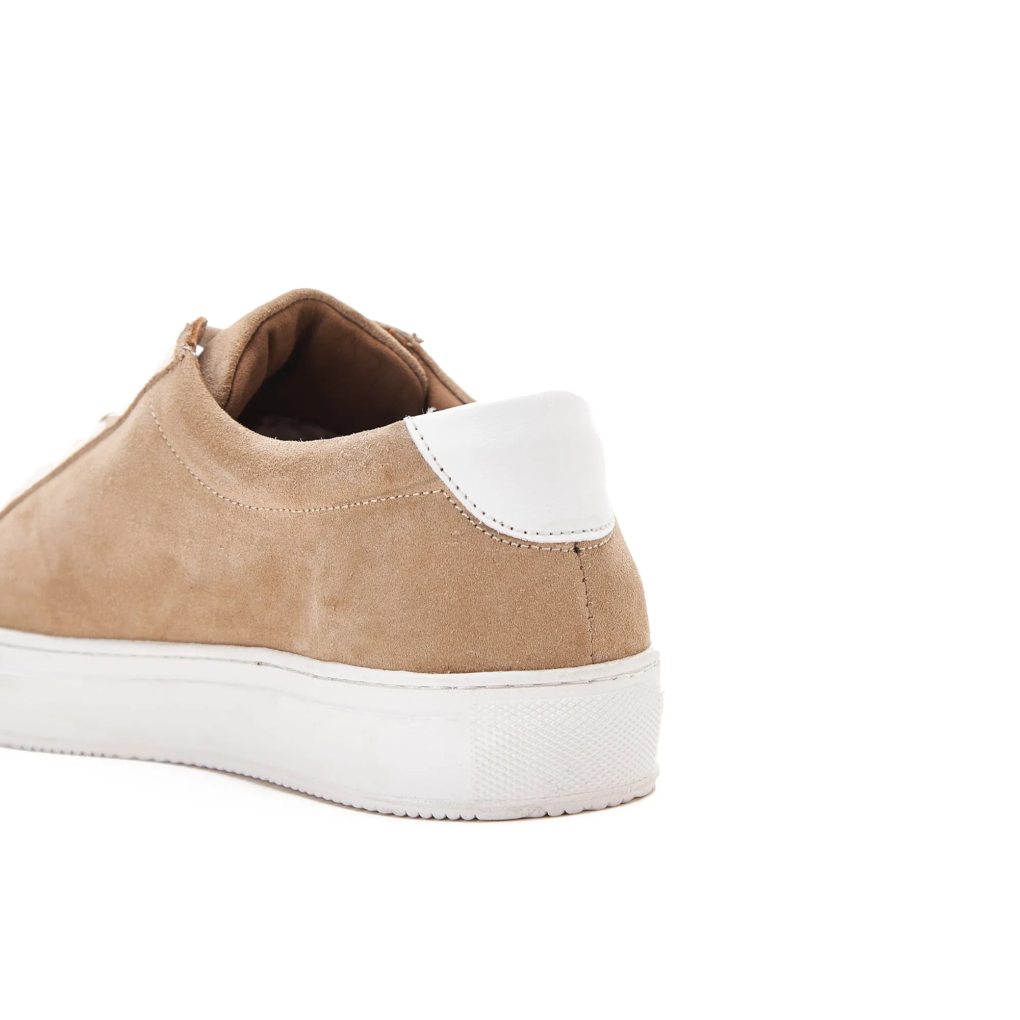 Beige | Suede calf leather