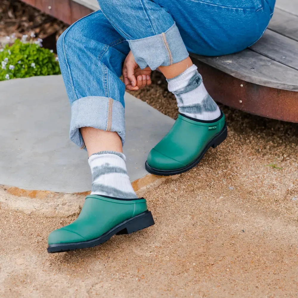 Billie Clog | Alpine Green & Black