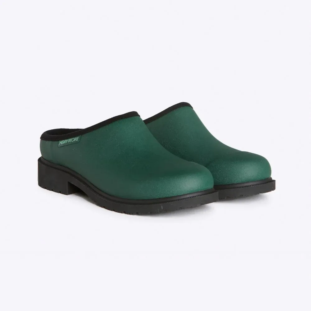 Billie Clog | Alpine Green & Black