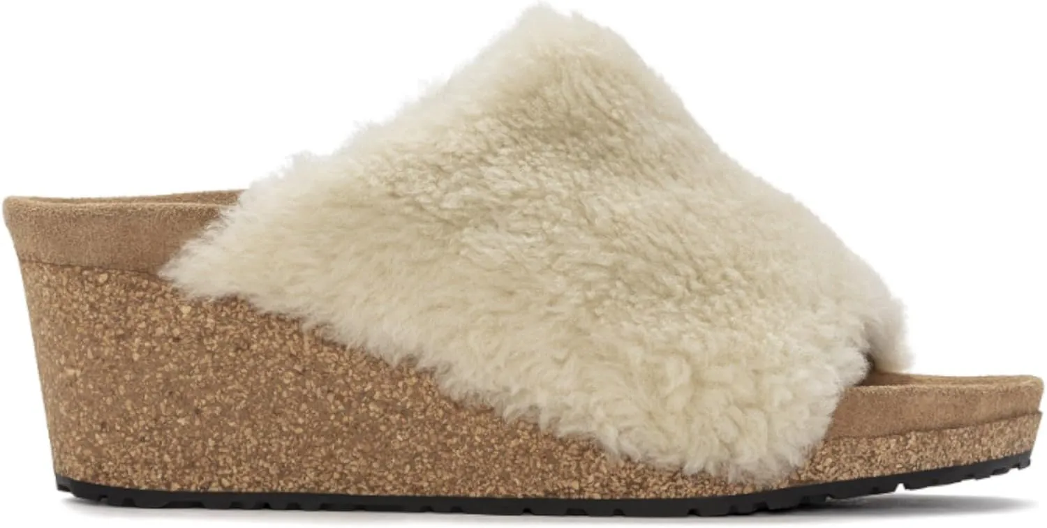 Birkenstock Papillio Namica Sherling Wedge Sandal