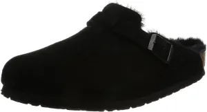 Birkenstock Women's Clogs Boston SFB Iron Oil LTR N, 36 EU Schmal