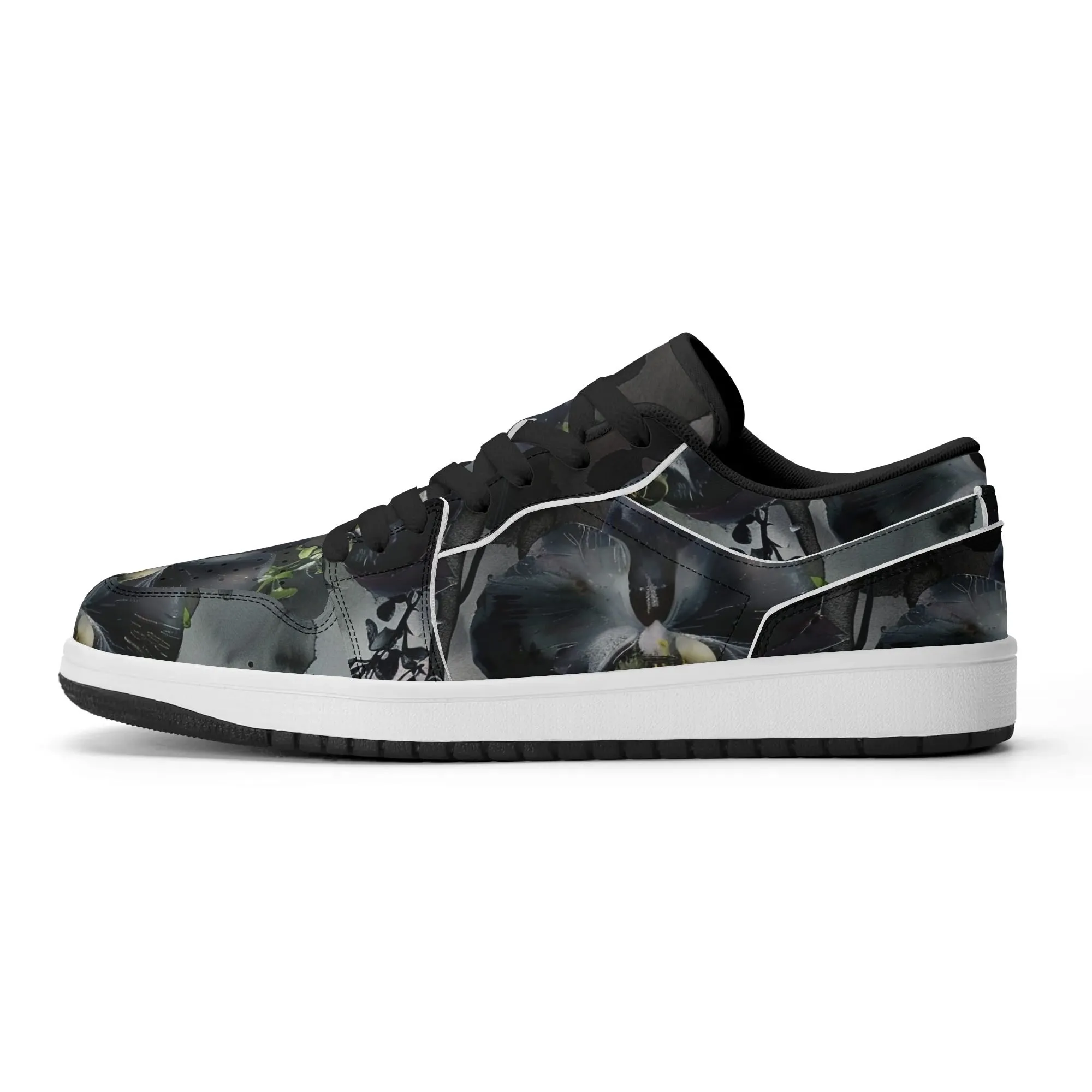 Black Garden Low Top Leder Sneaker für Herren