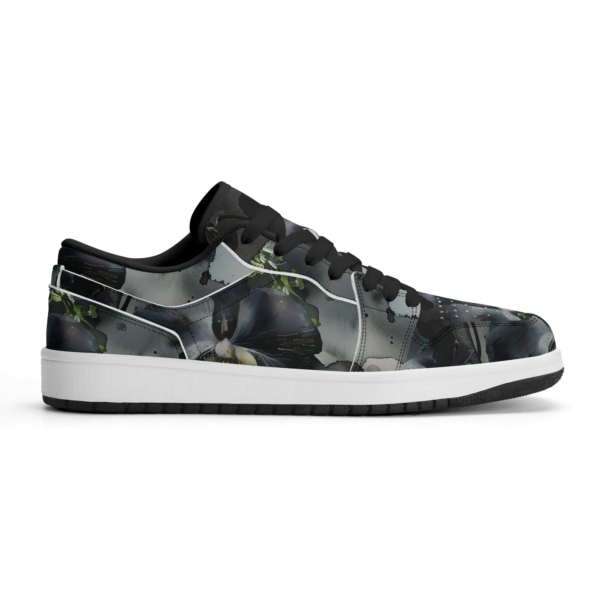 Black Garden Low Top Leder Sneaker für Herren