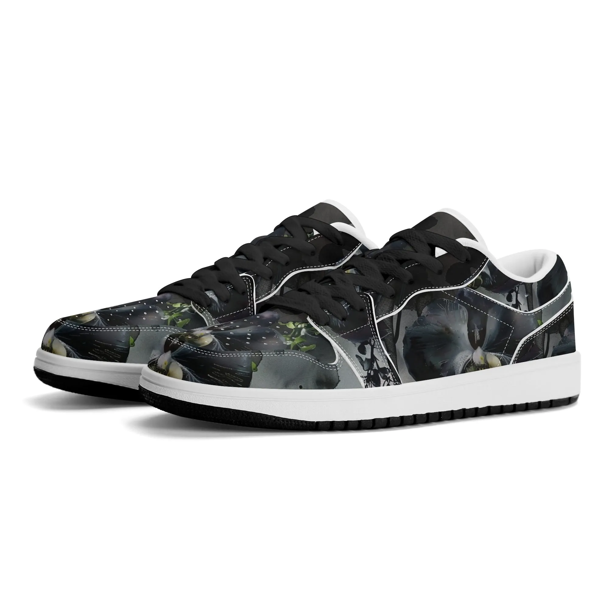 Black Garden Low Top Leder Sneaker für Herren