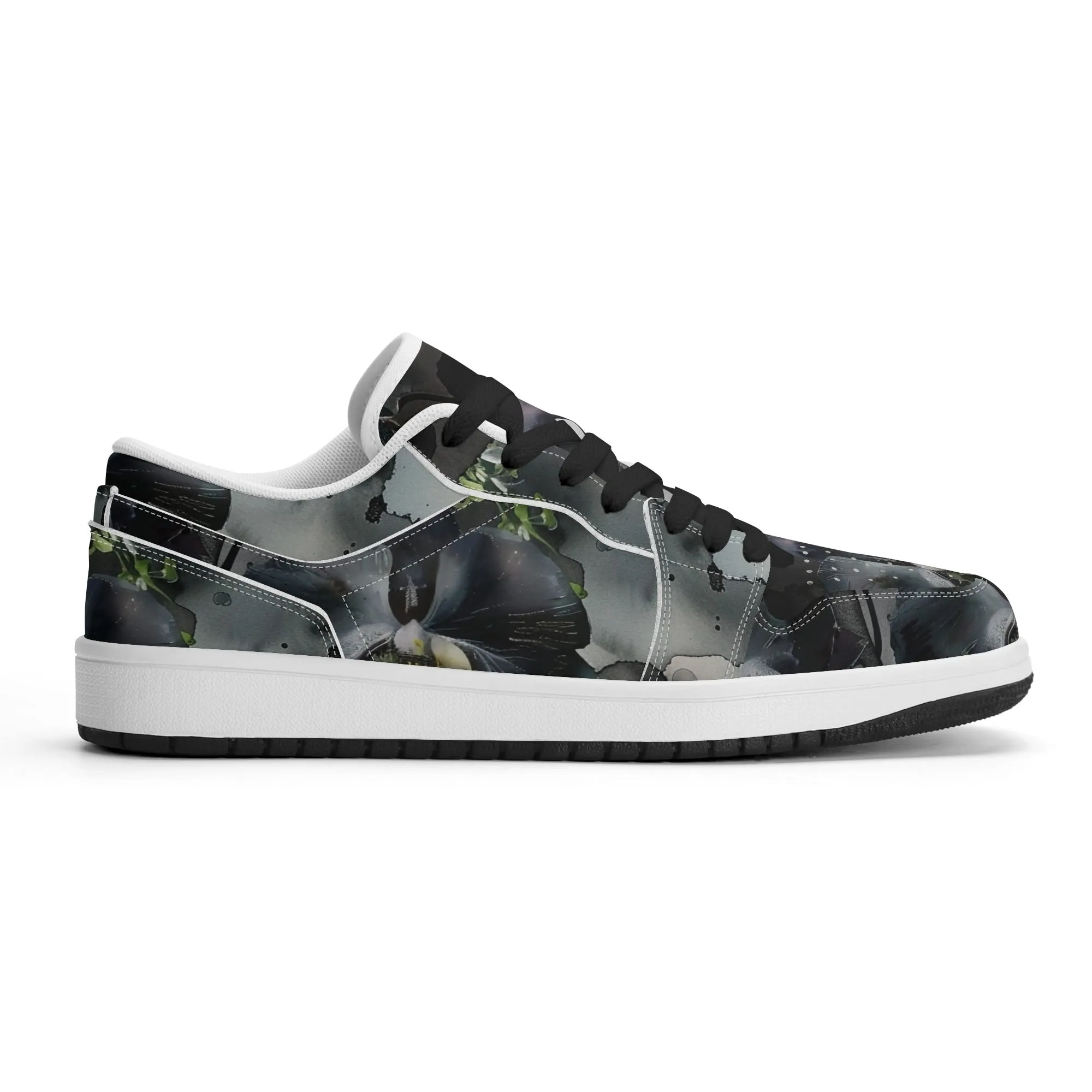 Black Garden Low Top Leder Sneaker für Herren