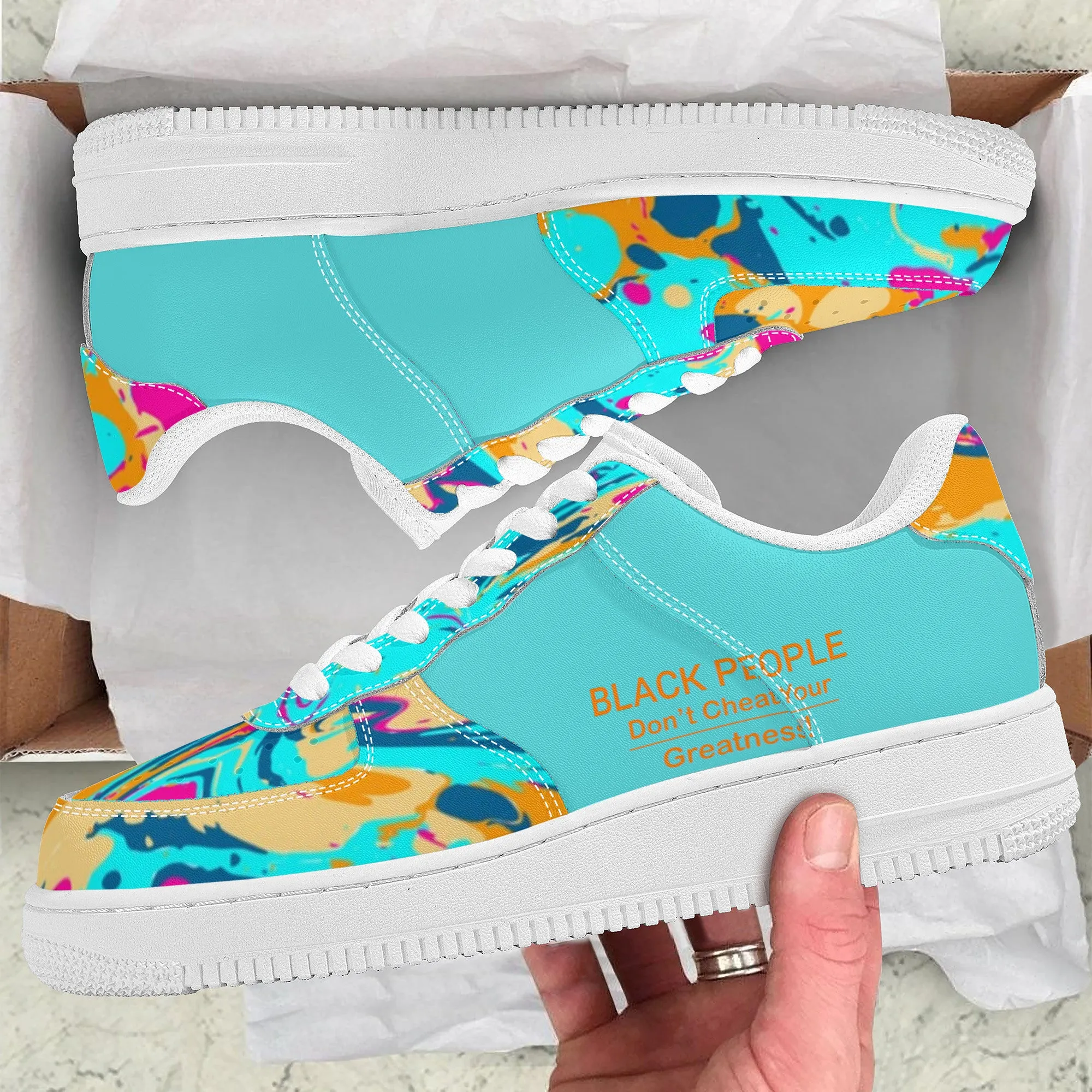 Black People Unisex Sneaker
