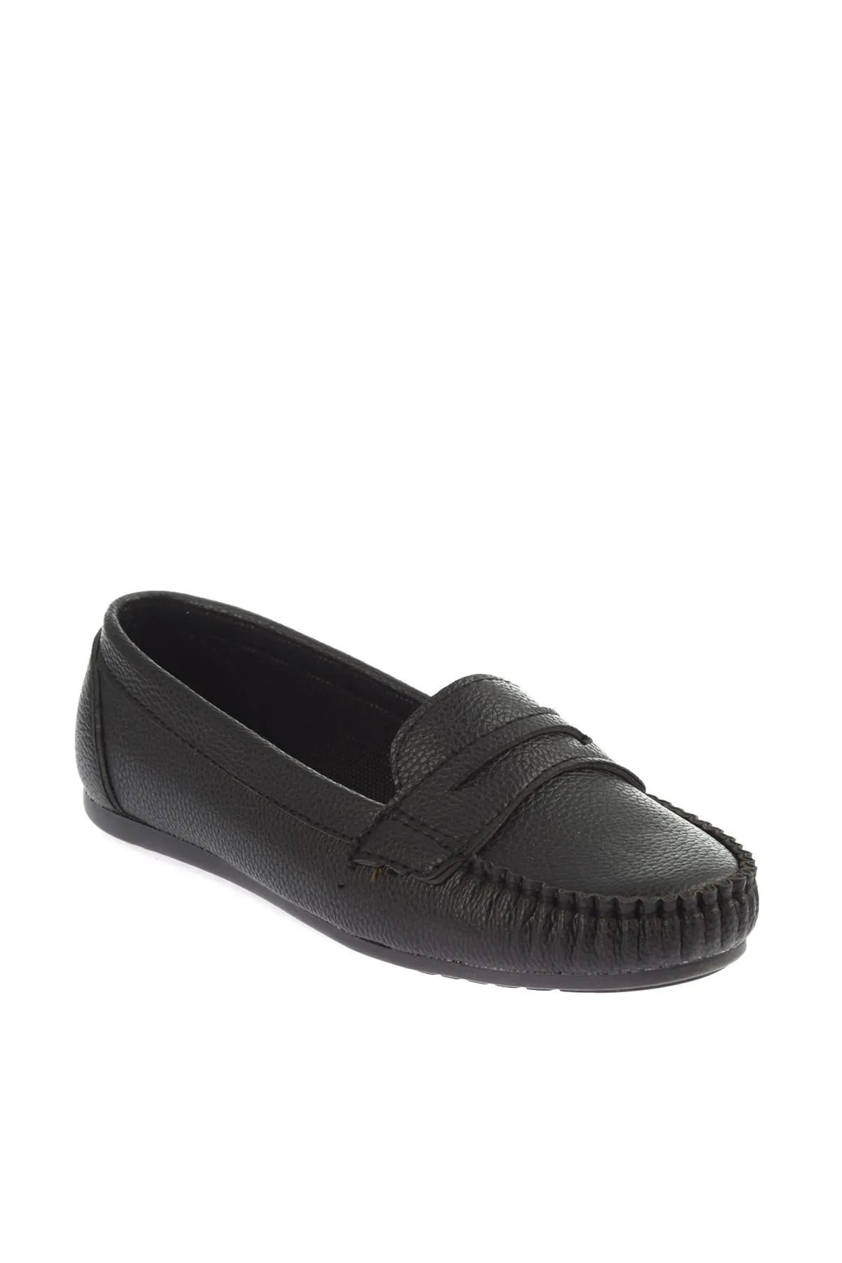 Black Women Loafer Shoes