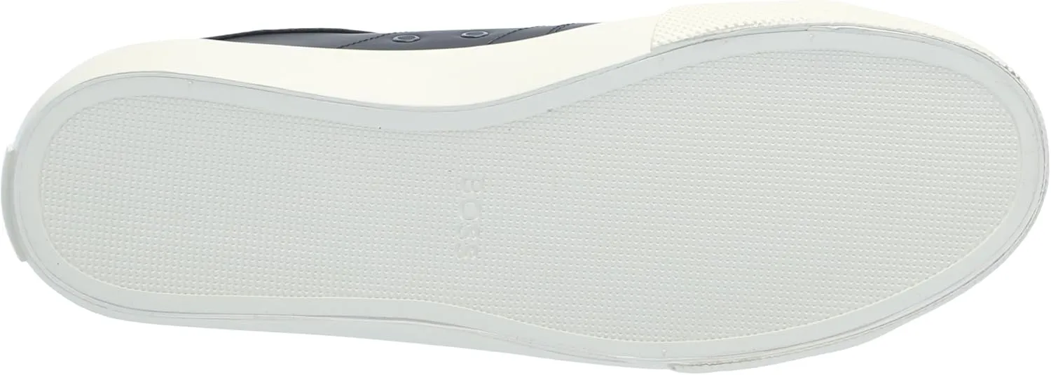 BOSS Men's Aiden Logo Block Leather Low Top Sneaker
