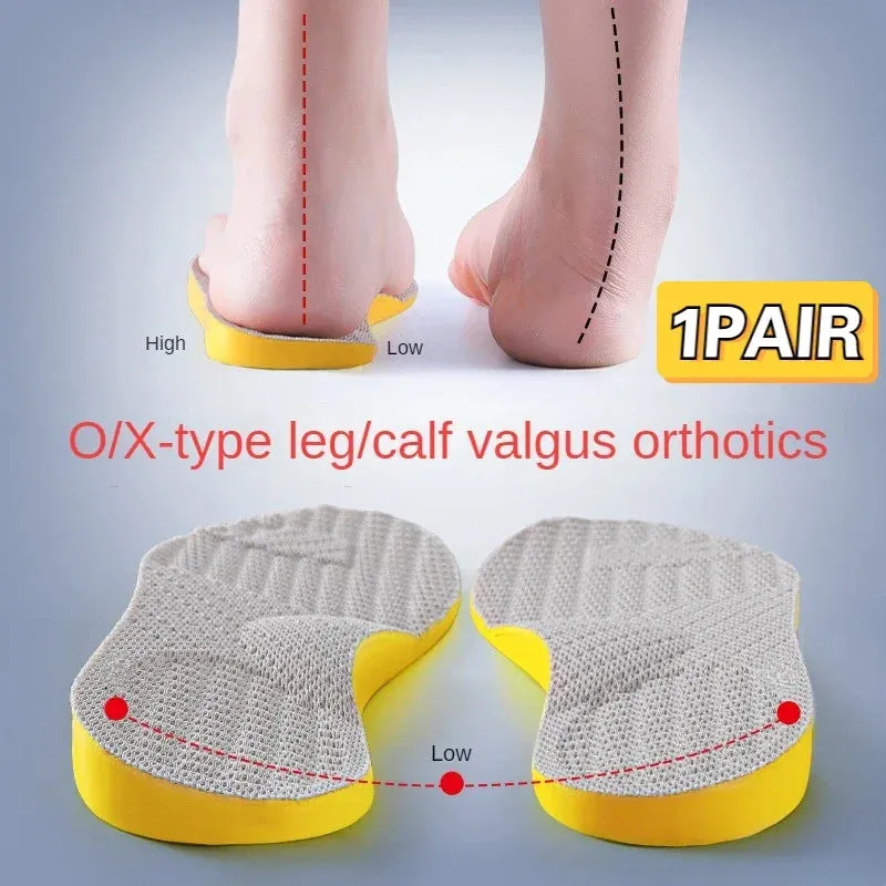 Breathable Orthotic PU Shoe Inserts Soft Shoe Pad