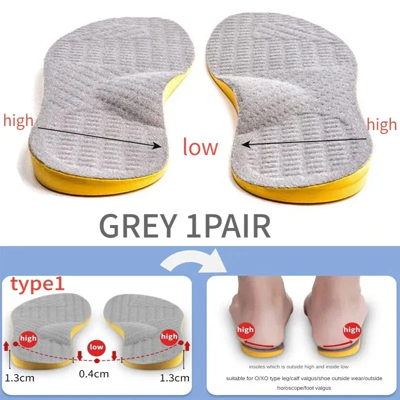 Breathable Orthotic PU Shoe Inserts Soft Shoe Pad