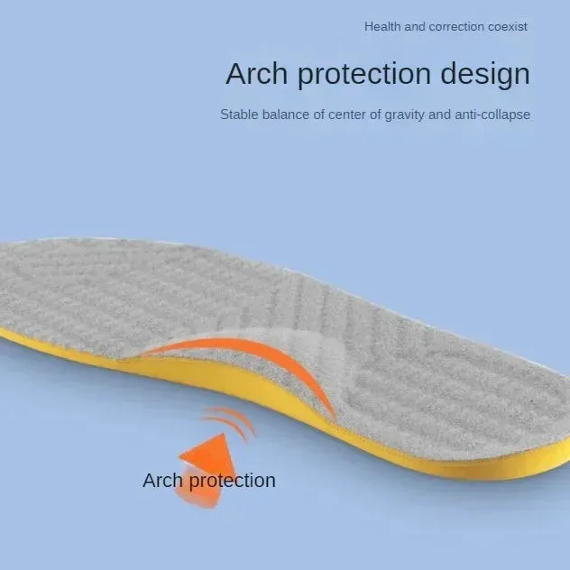 Breathable Orthotic PU Shoe Inserts Soft Shoe Pad