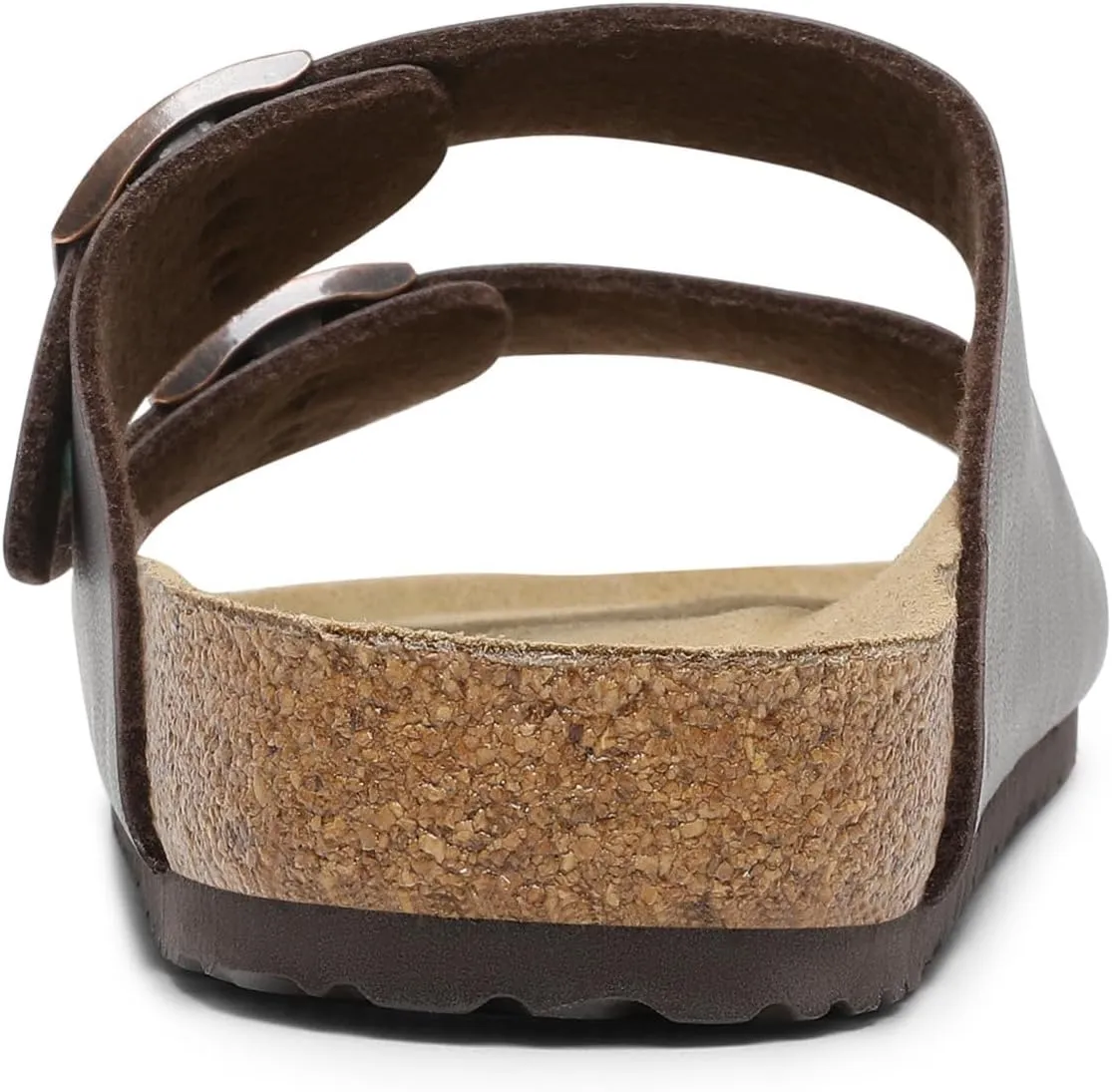 Bruno Marc Men's Cork footbed Sandal Beach Slides with Adjustable Buckle Straps