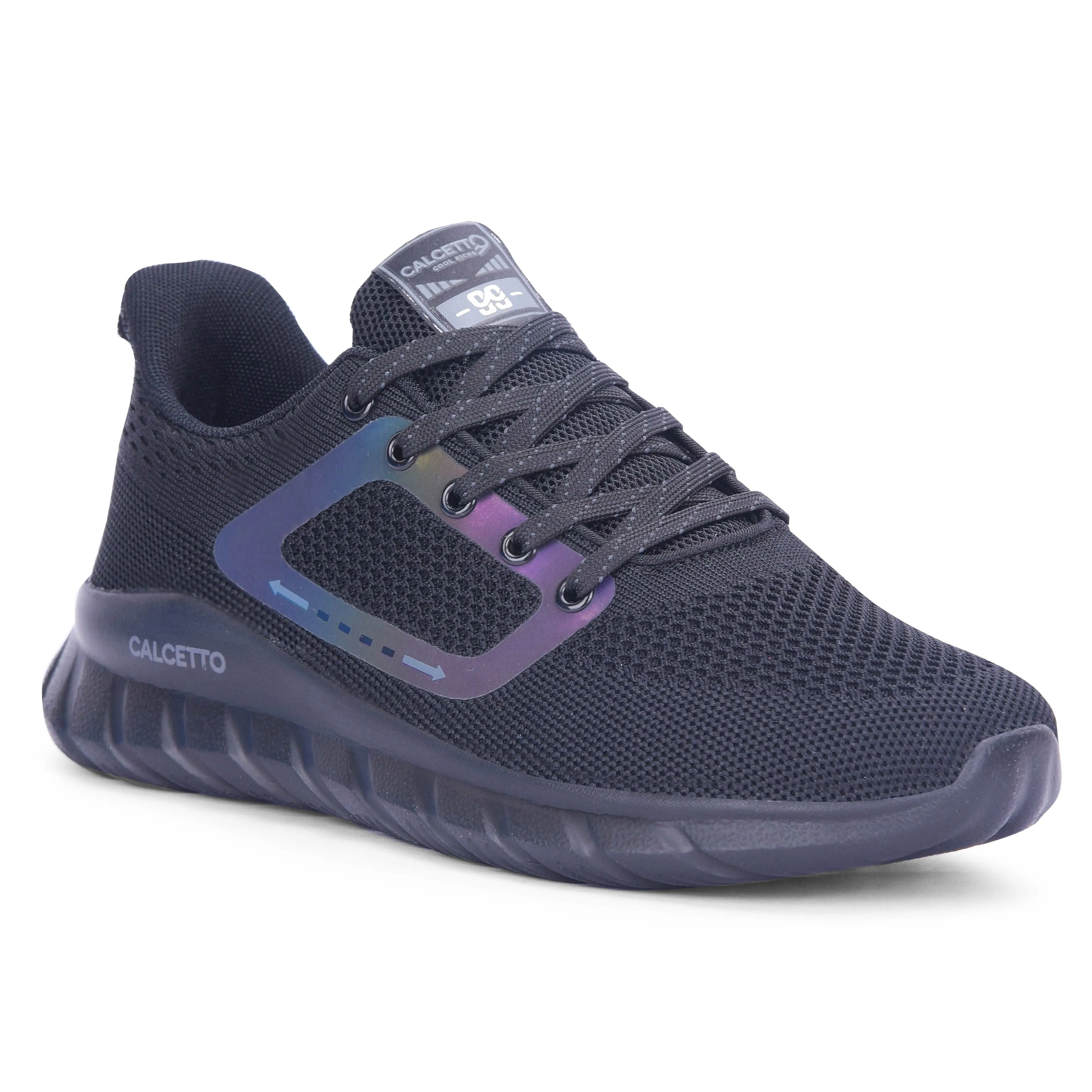 Calcetto Lightweight Casual Men's Running Sports Shoes CLT-0980 Full Black