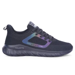 Calcetto Lightweight Casual Men's Running Sports Shoes CLT-0980 Full Black