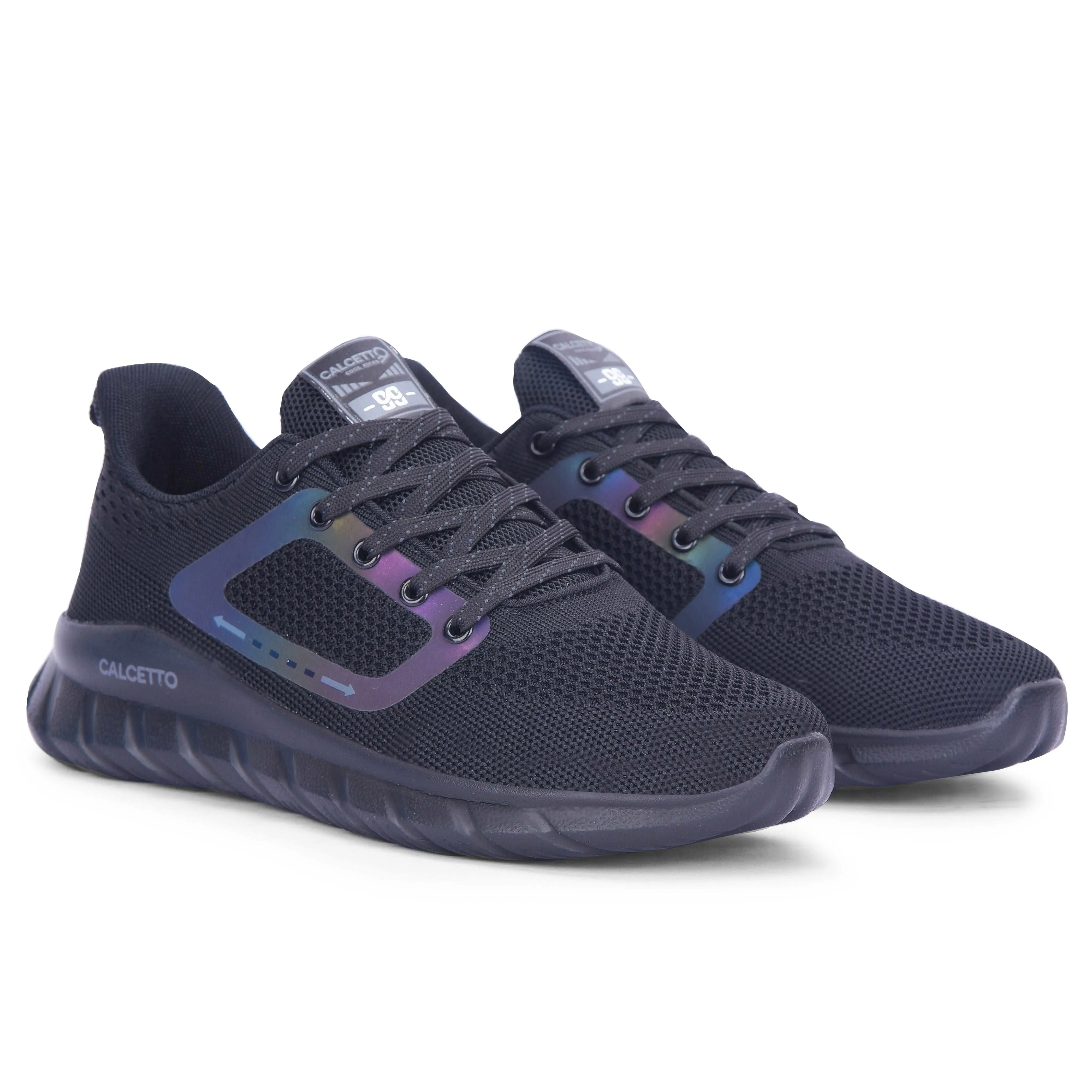 Calcetto Lightweight Casual Men's Running Sports Shoes CLT-0980 Full Black