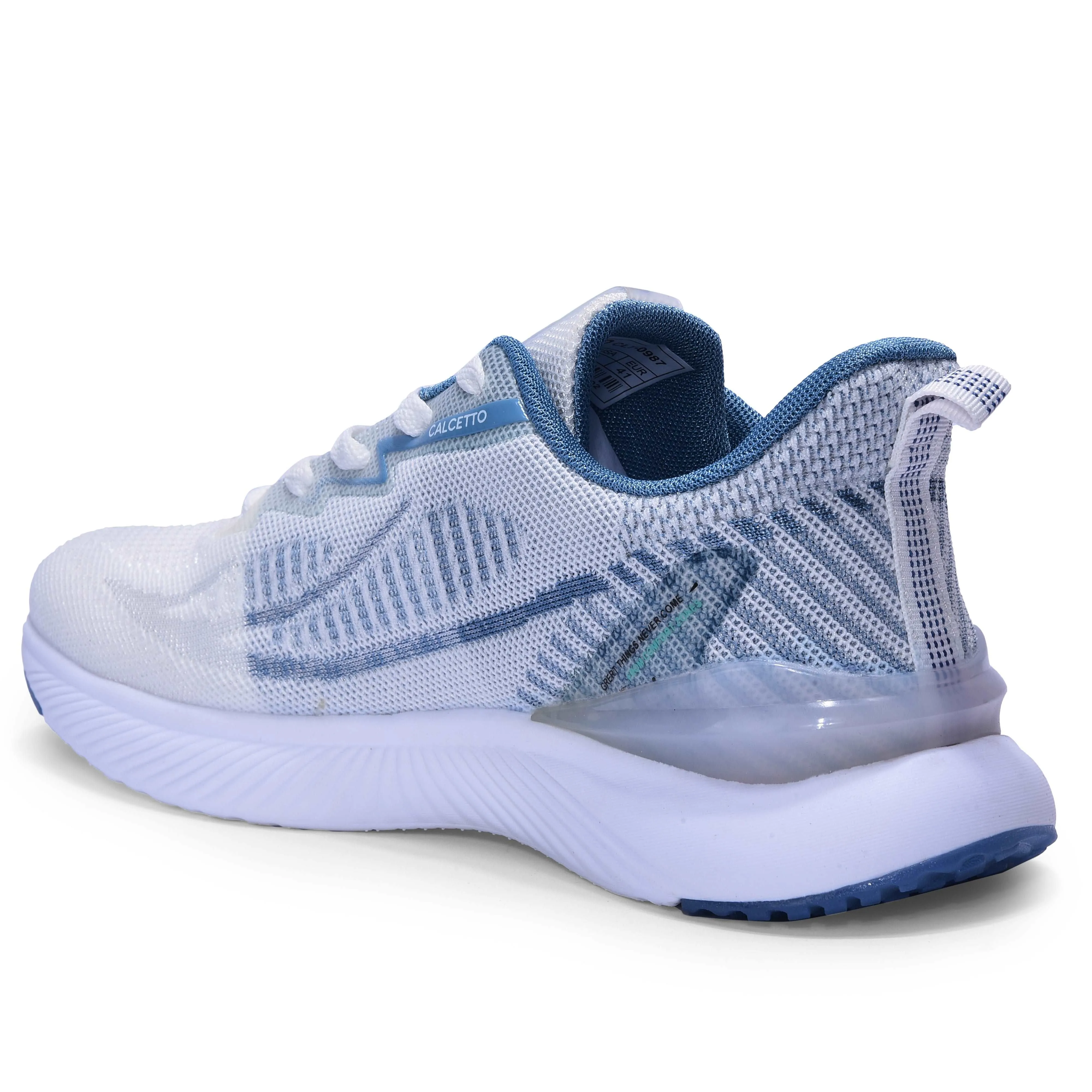 Calcetto Lightweight Casual Men'S Running Sports Shoes CLT-0987 White Blue