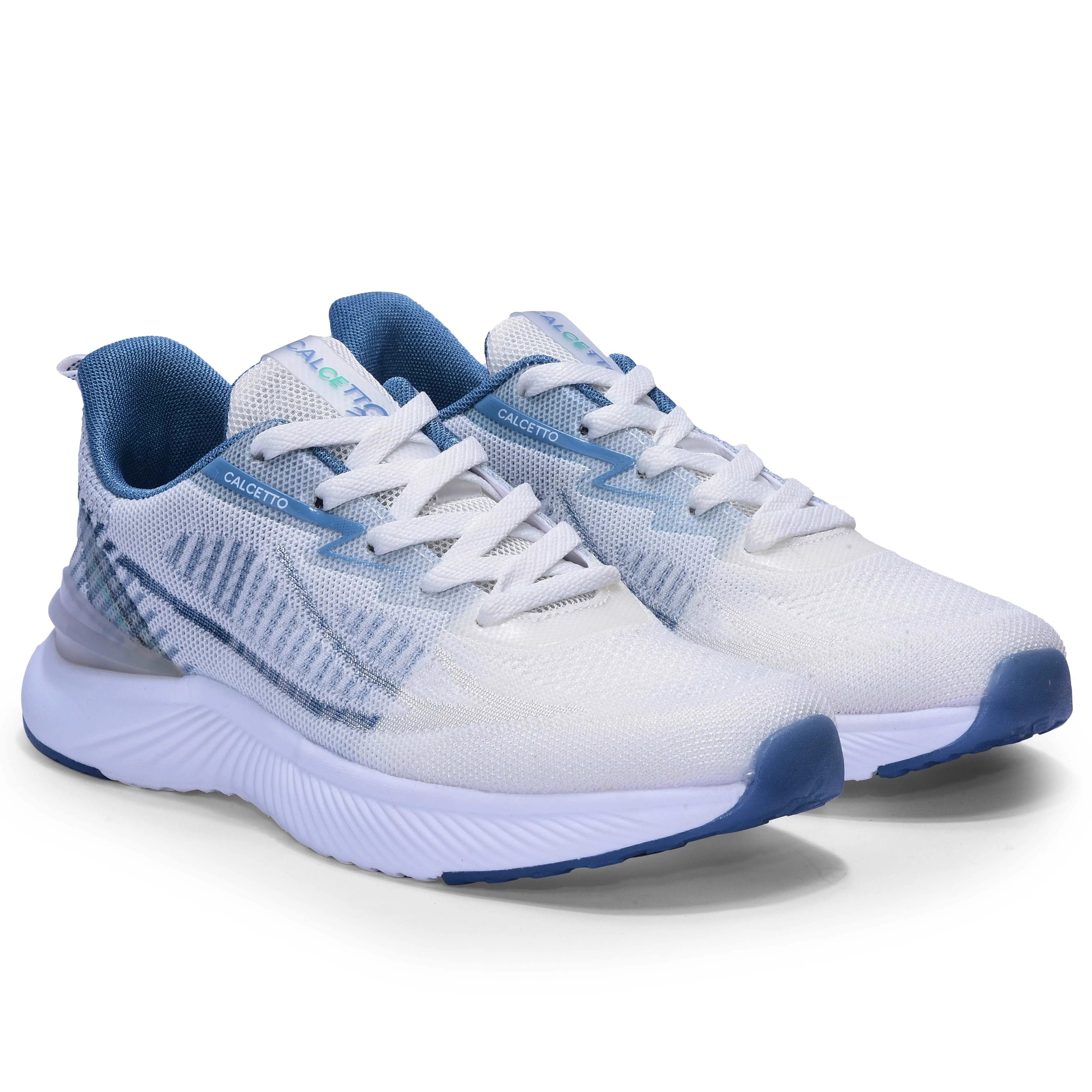 Calcetto Lightweight Casual Men'S Running Sports Shoes CLT-0987 White Blue