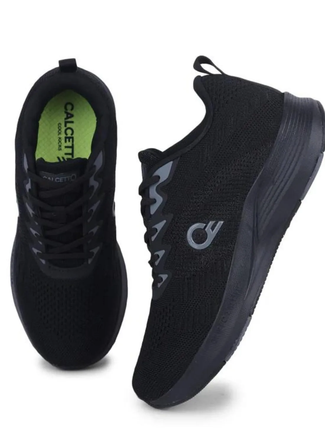 Calcetto Lightweight Casual Men'S Running Sports Shoes CLT-2055 Black