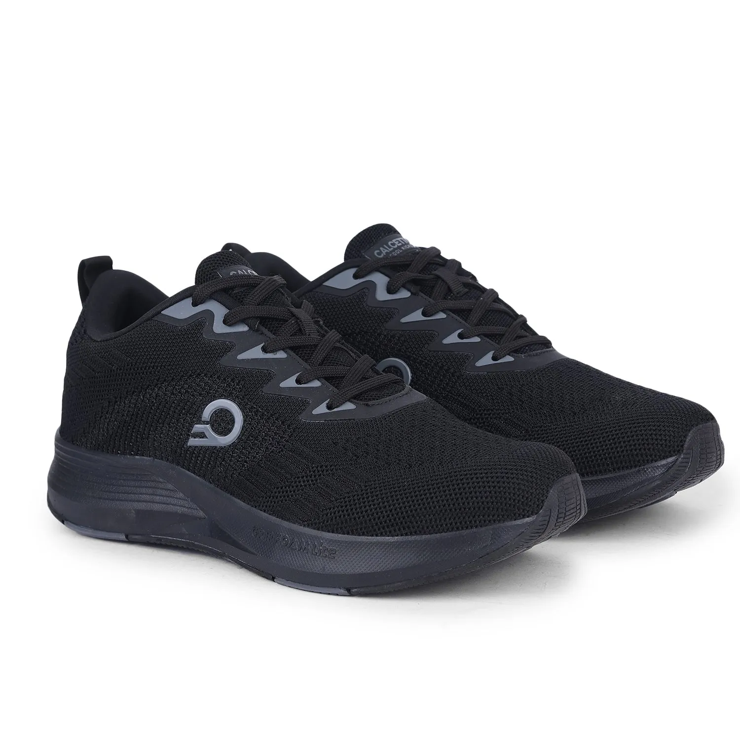 Calcetto Lightweight Casual Men'S Running Sports Shoes CLT-2055 Black