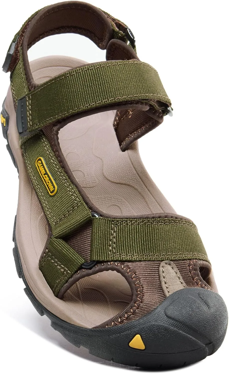 CAMEL CROWN Men's Waterproof Hiking Sandals Closed Toe Water Sandals Athletic Sport Sandals for Summer Outdoor Beach Wading Boat