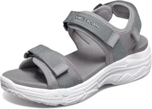 CAMEL CROWN Women's Athletic Sandals Comfortable Outdoor Walking Waterproof Lightweight Girls' Platform Shoes Open Toe Arch Support