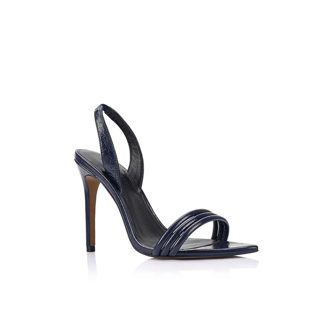 Camille Sandal Midnight Leather