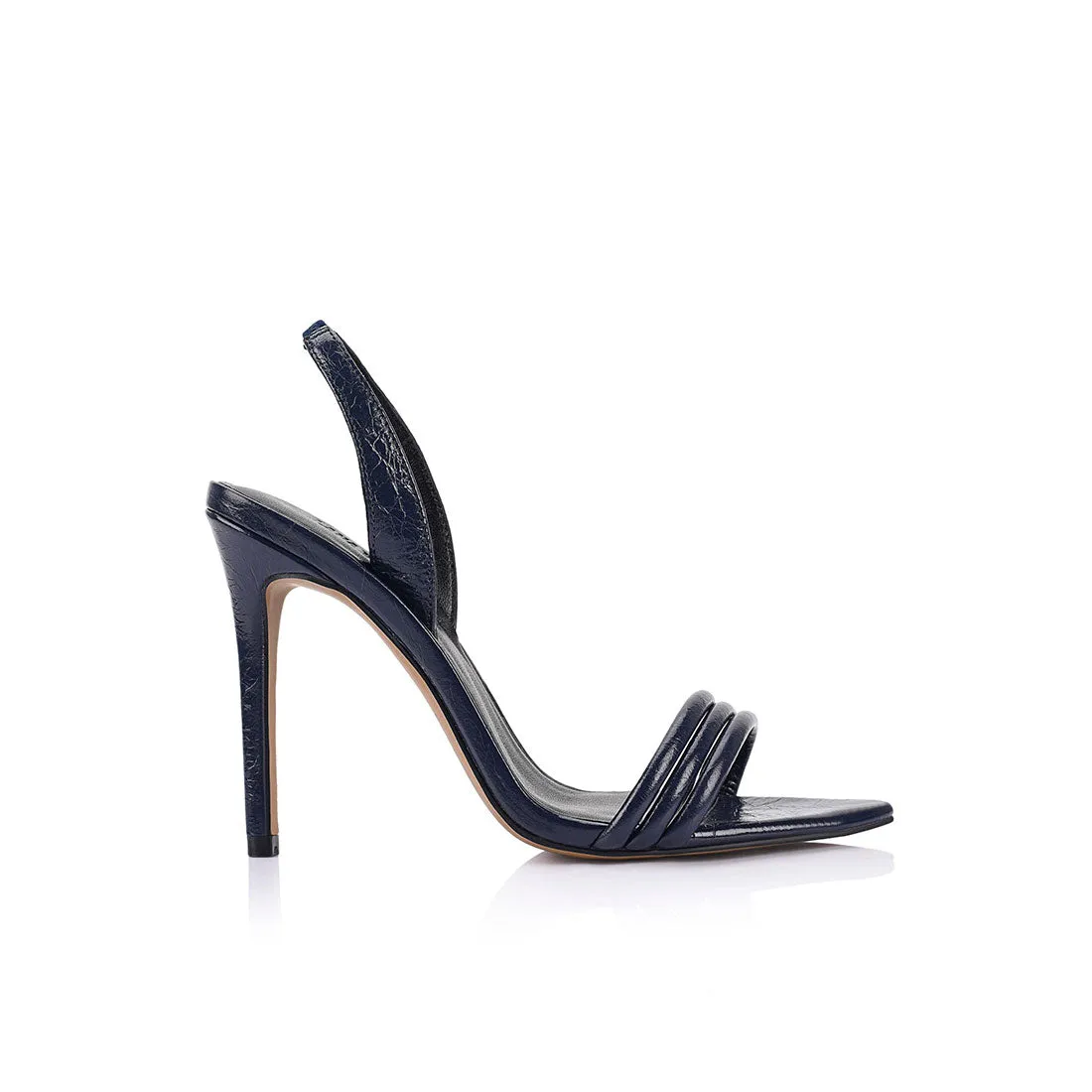 Camille Sandal Midnight Leather